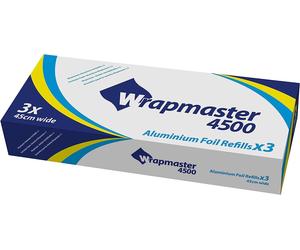 Wrapmaster 4500 Aluminium Foil Refill (Large) 3 x 90 metres