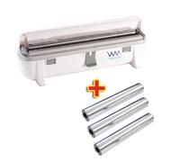 Wrapmaster 4500 Dispenser and 3x90m Foil Lockable Removable Feet Easy to Use