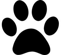 wrapp it up 10 x Dog Paws Black Car Van Decal Sticker Vinyl