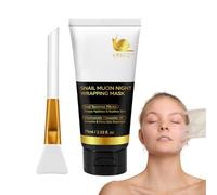 Wrapping Face Masque - Overnight Hydrating Skincare, 75ml Brightening Calming Clay for Deep Moisture Repair Post Workout Skin Recovery Pre Makeup Prep Morning Routine Beauty Care for Women