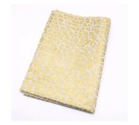 Wrapping Paper 15 Sheets/lot 50 * 70 Cm Gift Wrapping Paper DIY Handmade Craft Star Love Dot Pattern Tissue Floral Packaging Material(Leopard-Gold)