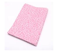 Wrapping Paper 15 Sheets/lot 50 * 70 Cm Gift Wrapping Paper DIY Handmade Craft Star Love Dot Pattern Tissue Floral Packaging Material(Leopard-Pink)