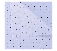 Wrapping Paper 15 Sheets/lot 50 * 70 Cm Gift Wrapping Paper DIY Handmade Craft Star Love Dot Pattern Tissue Floral Packaging Material(Black Dot-White)