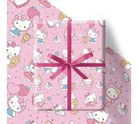 Wrapping Paper 5 Sheets- 50*70cm Cartoon Wrapping Paper Sheets, Gift WrappinG PapeR for Present Gift Wrap Pack for Birthday, Recyclable BirthDay WrapPing PapER for Kid Boy Girl Party Favor Decorations