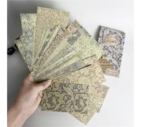 Wrapping Paper 60 sheets/boxed Vintage Material Paper Scrapbooking DIY Junk Journaling Collage Decoration Background Craft(Color4)