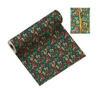 Wrapping Paper Christmas Rolls | Fun 67 Edition Holiday Wrap Supplies,Candy Box Holiday Wrapping Paper | for Party Planners Office Colleagues Social Club Community Groups Birthday Family Reunion