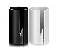 Wrapping Paper Cutter - Gift Wrap Cutter for Christmas,Simple, Fast and Safe Kraft Paper Roll Slitter Cutters,Roll Papers Holder Dispenser Cutting Tools (black + white)