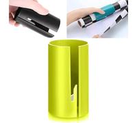 Wrapping Paper Cutter Tool,Kraft Craft Paper Roll Sliding Line Cut Trimmer,Gift Wrapping Paper Cutter Tool for Halloween Birthday Holiday Christmas Crafting Wrapping Paper (Yellow)