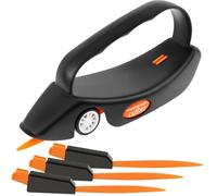 Wrapping Paper Cutter with 3 Interchangeable Blades, Christmas Gift Wrap Roll Cutter Tool with Wheels, Little Sliding Rolled Cutting Device for Wrapping Festivals