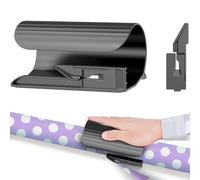 Wrapping Paper Cutter,Wrapping Paper Roll Cutter Sliding Cutter,Gift Wrap Cutter Tool,Easy Slide Roll Cutter for Christmas,Halloween,Birthday,Holiday,Crafting Wrapping Paper (Black)