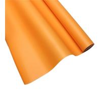 Wrapping Paper Fog Matte Solid Color Paper Florist Bouquet Flower Art Wrapping Paper Roll Thick 15 Yards For Boys Girls(Orange)