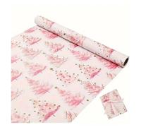 Wrapping Paper Pink Golden Glitter Marble-like Texture Tree Wrapping Paper DIY Crafts & Packaging