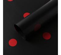 Wrapping Paper Roll,20pcs Waterproof Flower Wrapping Papers Round Dots Print Gifts Wrapping Papers Packing Kraft Papers 58x58cm Roll(N3)