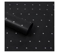 Wrapping Paper Roll,28sheets/pack 50x70cm Star Moon Gold Print Tissue Papers Flower Wrapping Papers Gift Wrapping Papers Handmade Craft Papers Roll(Black Silver Dot)