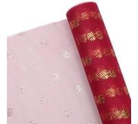 Wrapping Paper Roll,50CM*5Y Flower Roll Floral Supplies for Fresh Flowers Dotes Mesh Florist Bouquet Packaging Roll