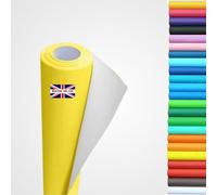 Wrapping Paper roll, Large Display Poster Paper Roll, Backing Paper 10m x 76cm - 80gsm Art, School Craft, Packing, Table Runner, Notice Boards, Drawing, Painting, Backdrop, Kraft Paper. (Buttercup)