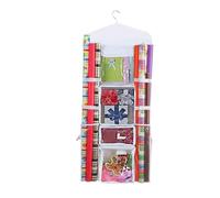 Wrapping Paper Storage | Double-Sided Wrap Organizer, Wrap Door, Bag Container Wrapping Roll Crafts The Closet