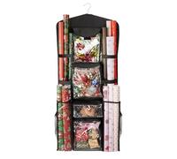 Wrapping Paper Storage - Packaging Bag Container, Hanging Wrap Organizer | Double Sided Hanging Gift Wrapping Storage Box, Long Craft Roll Organiser, Packaging Bag Container