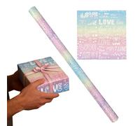 Wrapping Paper, Valentines Day Iridescent Gradient Sheets, Festive Wrapping Papers, Premium Gift Wrap for Special Occasions, Adults, Birthday Party, Family Gathering, Seasonal Celebrations, Wedding