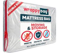 Wrappybag Mattress Bag for Moving - Zipped Storage Cover 140x200