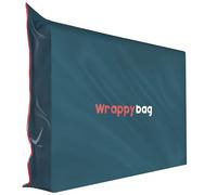 WRAPPYBAG - Opaque Plastic Mattress Storage Bag - Heavy duty mattress protector - Waterproof and Tear-Resistant Storage Bag - for Moving, Storage & Transport