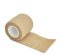 Wraps， 1Roll 2.5/5/10cm*4.8m Gauze Bandage Self-Adhesive Breathable Elastic Bandages for Sports Fixing Finger Wrist Leg(Beige,15cmX4.8m)