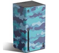 Wraps for Xbox Series X Console, Mytrix Custom X-Box Series X Cover Skin, Magnetic Protective Case for Easy Installation,Full Protection -Blue Camo