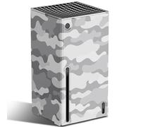 Wraps for Xbox Series X Console, Mytrix Custom X-Box Series X Cover Skin, Magnetic Protective Case for Easy Installation,Full Protection -Gray Camo