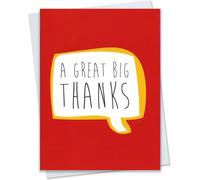 WRAPT 'A Great Big Thanks', 8 Pack of Thank You Cards Multipack, Quality A6 Cards with Envelopes - Teacher Thank You Card from Students & Pupils | Teacher Appreciation Cards