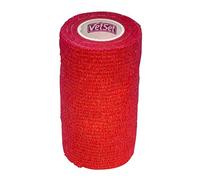 WrapTec Cohesive Bandage 10cm wide. RED x 6 Pack