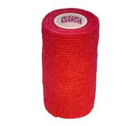 Wraptec Cohesive Bandage Red (100mm)