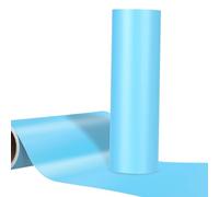 WRAPXPERT Blue Permanent Vinyl, Matte Light Blue Vinyl for Cricut,12" x10ft Adhesive Vinyl Roll for Cricut,Silhouette, Sky Blue