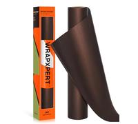 WRAPXPERT Mocha Brown HTV Heat Transfer Vinyl Roll,12''x5ft Brown Iron on Vinyl, Heat Press Vinyl for T-Shirts,Fabrics,Easy to Weed & Cut
