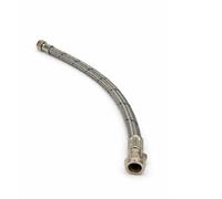 WRAS Approved 15mm x 1/2" x 500mm Braided Flexible Tap Connector Hose