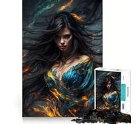 Wrath of The Beauty Reaper Jigsaw Puzzle 1000 Piece Mental Exercise Fun Seamless Fit Precise Pieces Engaging Way to Pass Free Hours (38x26cm)