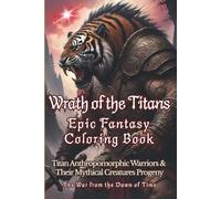 Wrath of the Titans Epic Fantasy Coloring Book: Legendary Anthropomorphic Warriors & Their Mythical Creatures Progeny: The War from the Dawn of Time (Axel Libra Coloring Books)
