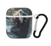 Wrath of Vikings Royal Boat Dragon Case Compatible with AirPods 1/2 Protective Cases Cover Hard Shell for Women Men