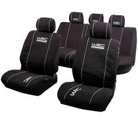 WRC 007338 Set of 4 Universal Fit Seat Cover Airbag Compatible - Black