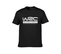 WRC World Rally Championship Men Cotton T-Shirt Short Sleeve Clothes Tees XXL Black
