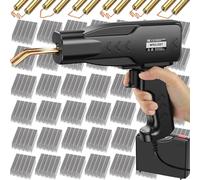 Wrdlosy 220W Plastic Welder, 1200PCS Staples Plastic Welding Kit, Strong Durable Repairs Welder Kit, Versatile Compatibility Repair Kit, Portable and Convenient (1200)