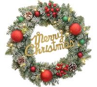 Wreath Finished Door Hanging Decorative for Festive Warmth Romance Joy Family Traditions Precious Memories Healing Stress Relief Winter Home Decor