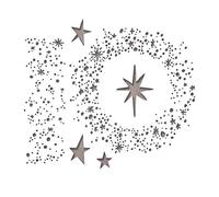 Wreath Five-Pointed Star Dies for Card Making Metal Cutting Dies for Paper Crafting DIY Embossing Stencil Die Cuts DIY Scrapbooking Handmade Crafts Scrapbooking Supplies Photo Album Decor