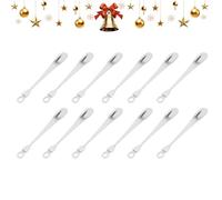 Wreath Hanger - Heavy Duty Load-Bearing Metal Hook, Christmas Garland Holder, Mantle Fireplace Stair and Porch, Rustproof Decorative Hook for Holiday Home Decor and Apartment Use, 7.87x0.98 Inches