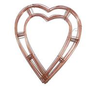 Wreath Heart Shaped Flat Wire Copper Frame - 12" - Choose Quantity (1)