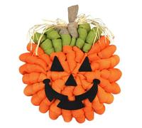 Wreath Pumpkin Garland Door Hanger Fall realistic pumpkin wreath.