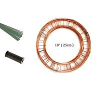 Wreath Ring Kit -10 x rings, 1x binding wire & 250g 7" stubwire 240 wires approx