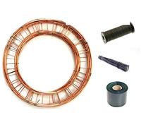Wreath Ring Kit With WRAP -10 x 12inch rings, 1x binding wire & 250g 8" stubwire 240 & Wreath Wrap wires approx