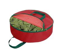 Wreath Storage Bag - 24x7 inches Sturdy Handle, Sturdy Fabric, 600D Oxford Construction, Spacious for Organizer | Christmas Boxes Clothing Ornament Packaging Holiday Supplies For Toys Organiz