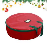 Wreath Storage Bag | Sturdy Carry Handle Containers - 600D Oxford Wreath Boxes For Storage, Christmas Clothes Ornament Packing Holiday Supplies Toy Organization