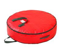 Wreath Storage Container,Large Christmas Storage Bag for Wreath | Organizer with Handle Waterproof for Garland Home Decor Car Garage Apartment Moving Halloween Thanksgiving